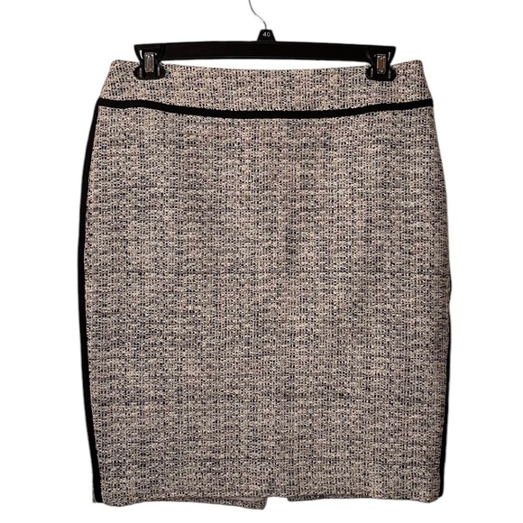 Ann Taylor | Women’s Black/White Tweed Pencil Skirt - Size 12 - Picture 1 of 6